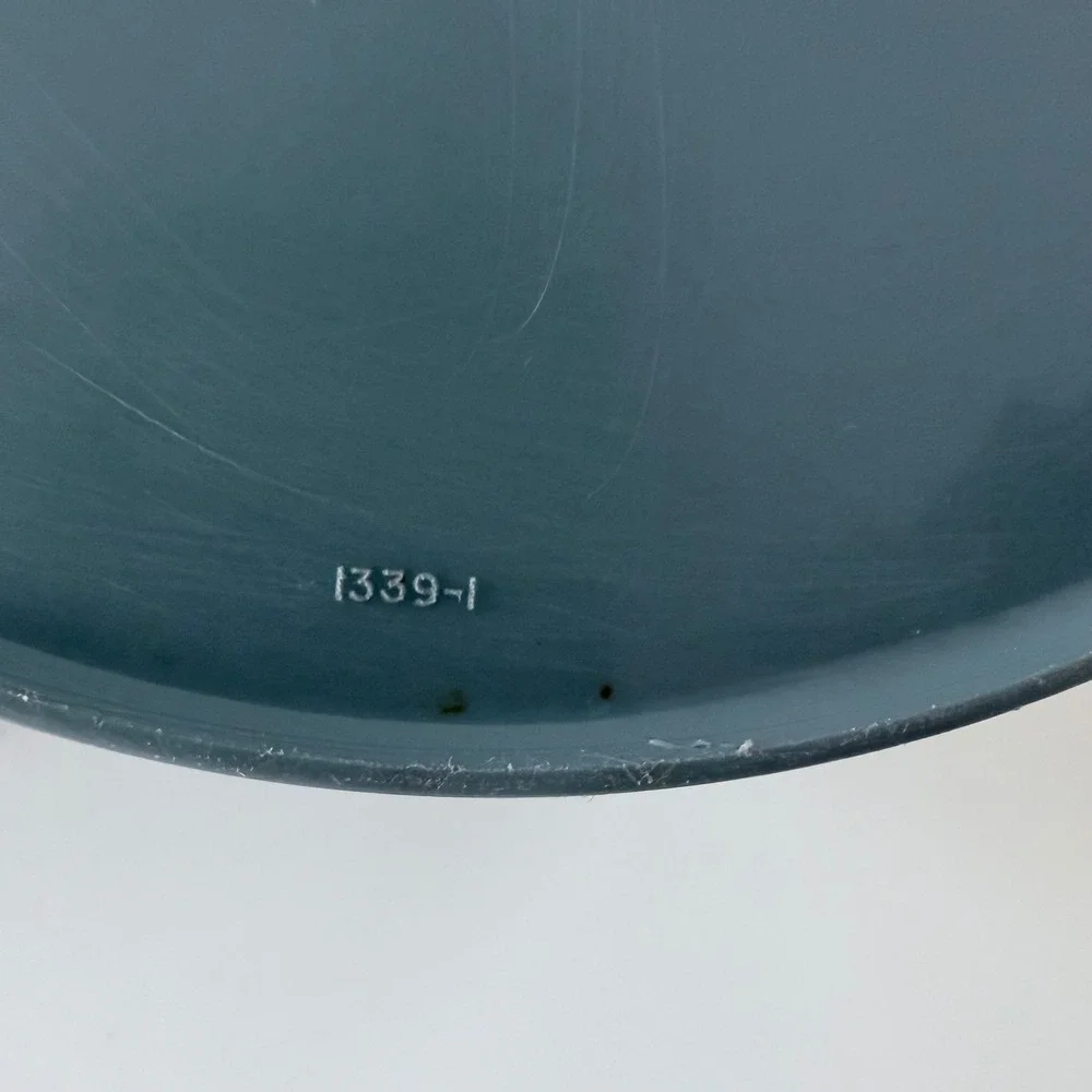 Vintage Tupperware Servalier Canister Blue 1339-1 with Sunburst Lid 1205-4‎ USA
